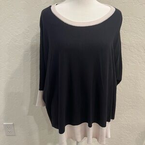 Michael Kors sweater 
Size L
Black and cream Accents with cream neckline